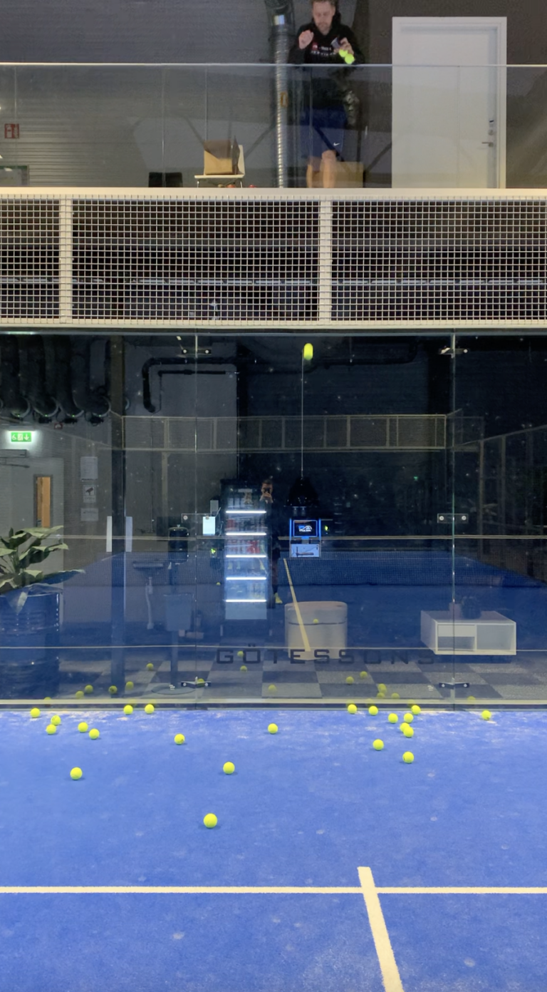 Test of padel balls